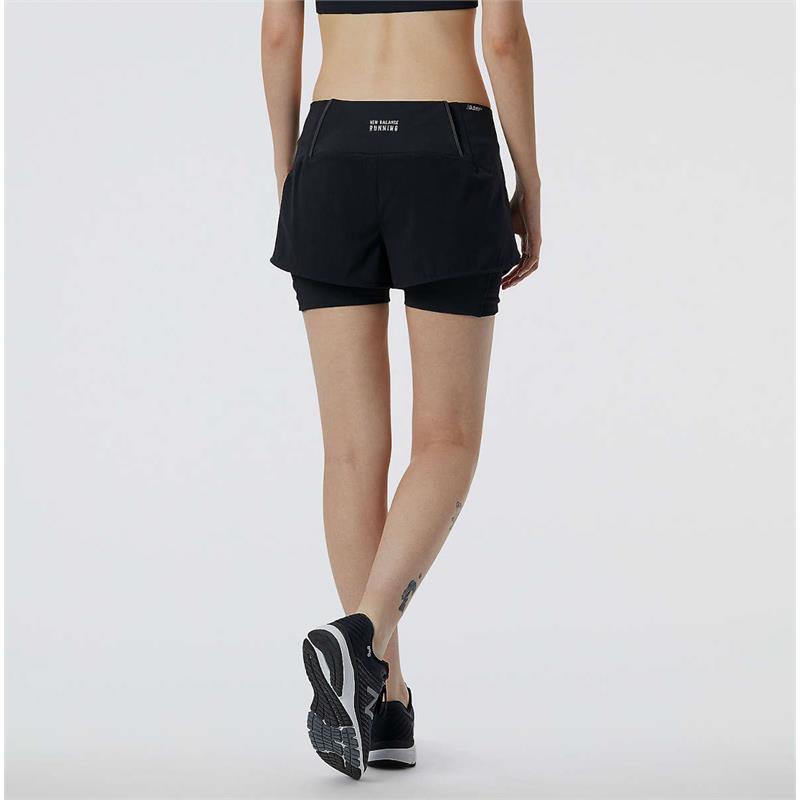 New Balance Womens Impact Run 2in1 Shorts-3
